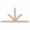 Ekena Millwork Richland Smooth Timber Gable Bracket, Douglas Fir, 96"W x 48"H x 3 1/2"D x 5 1/2"F, 12/12 Pitch GBW096X48X0406RIC00SDF - alternate 1